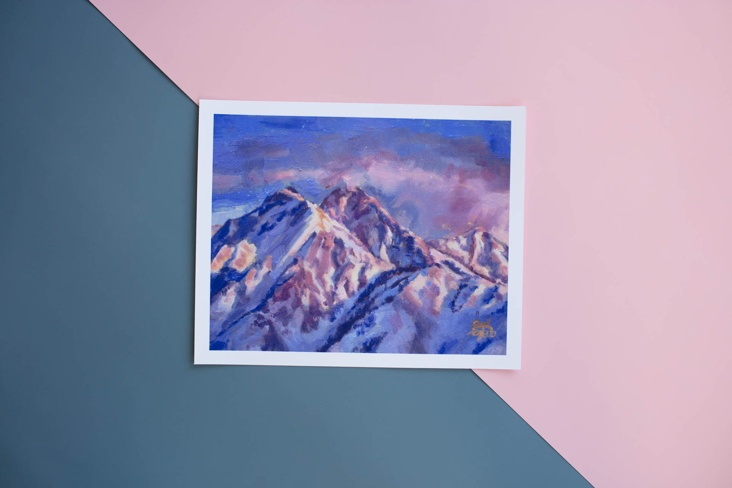 "Mount Olympus" print