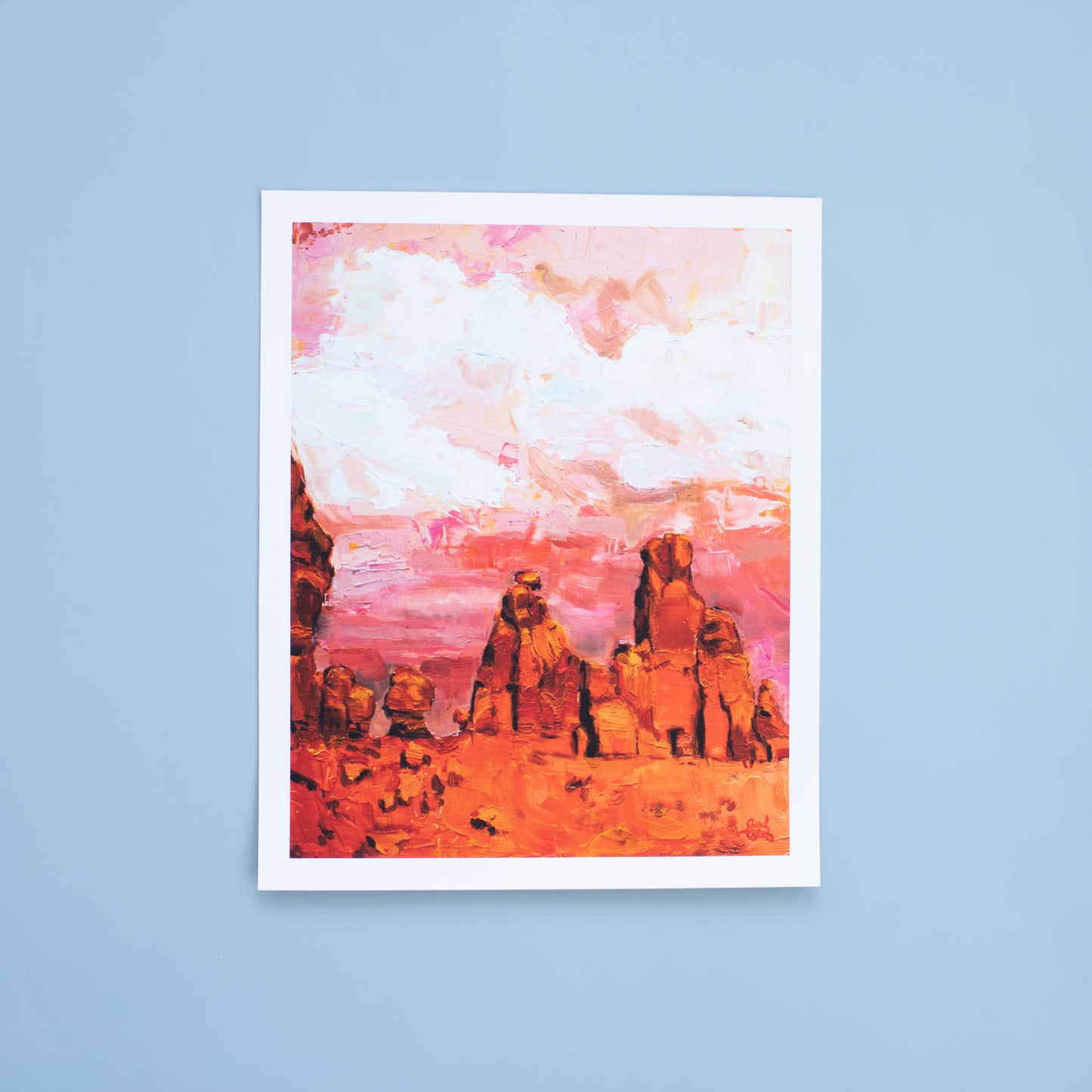 "Red Dust" print