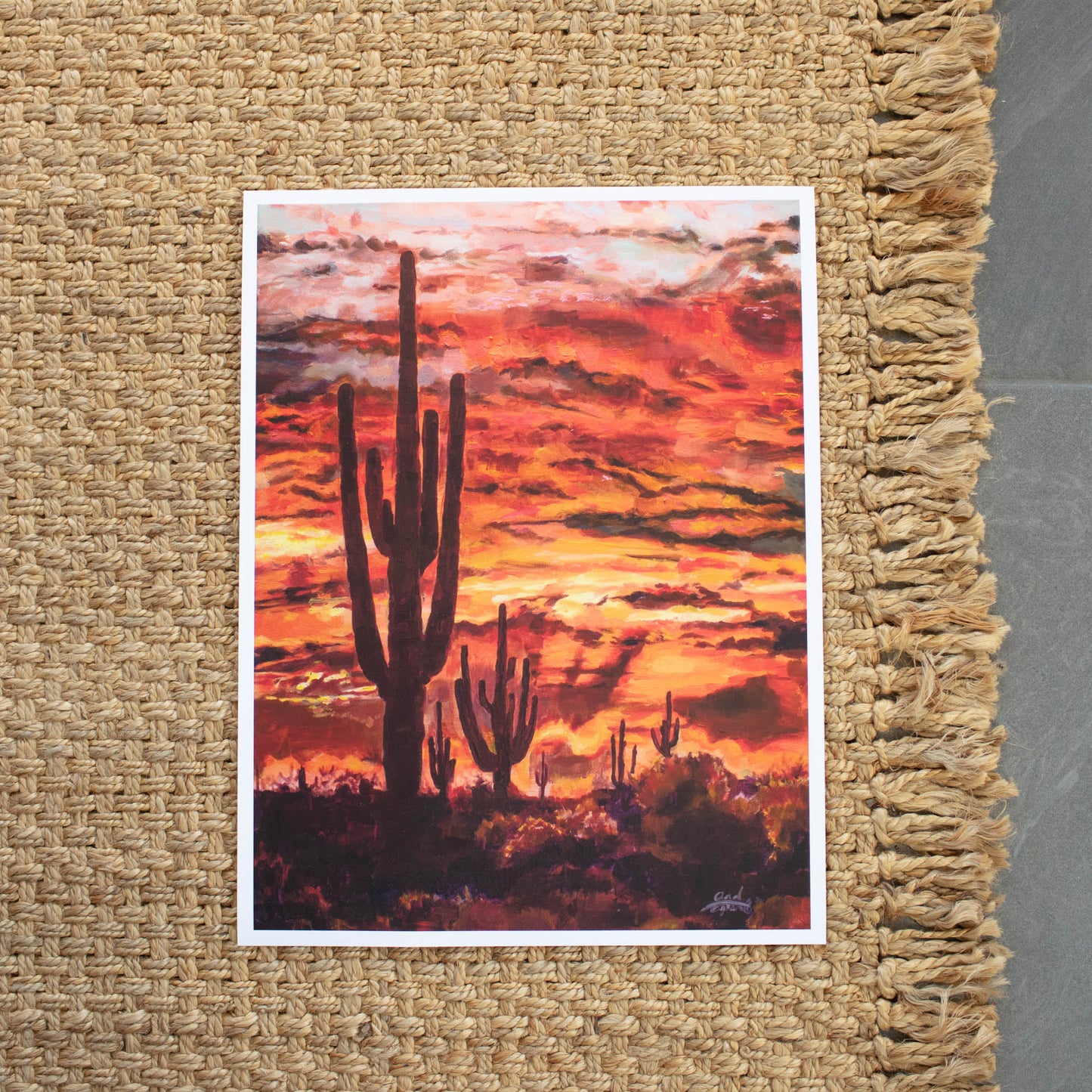 "AZ Sunset" print